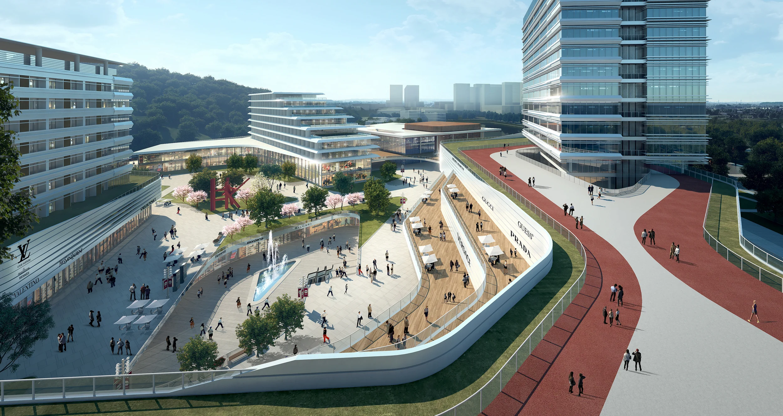 Public movement and track.